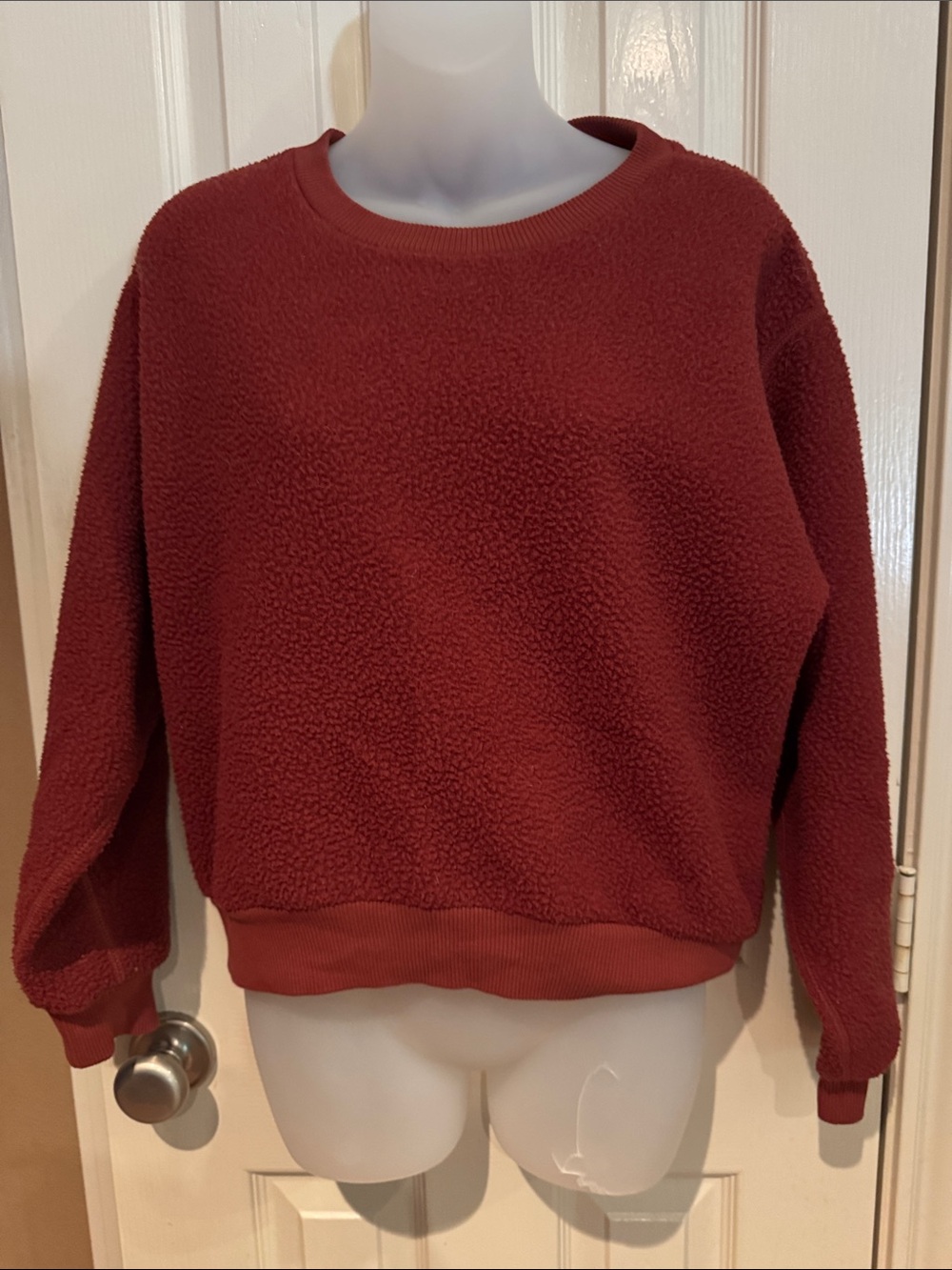 Everlane “ReNew” Teddy Sweater. Sz Small